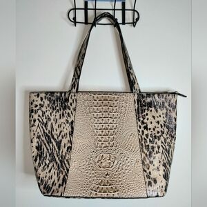 Cato Est. 1946 Mixed Animal Print Trapeze Design Shoulder Tote Bag
